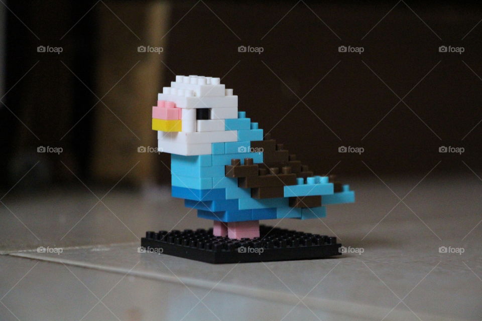 Nanoblock Opaline Budgerigar