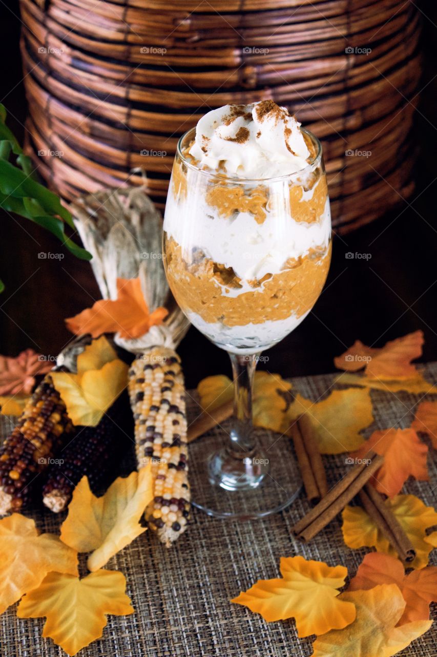 Pumpkin Pie Overnight Oats Breakfast Parfait