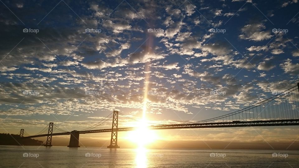 Bay Bridge in the morning