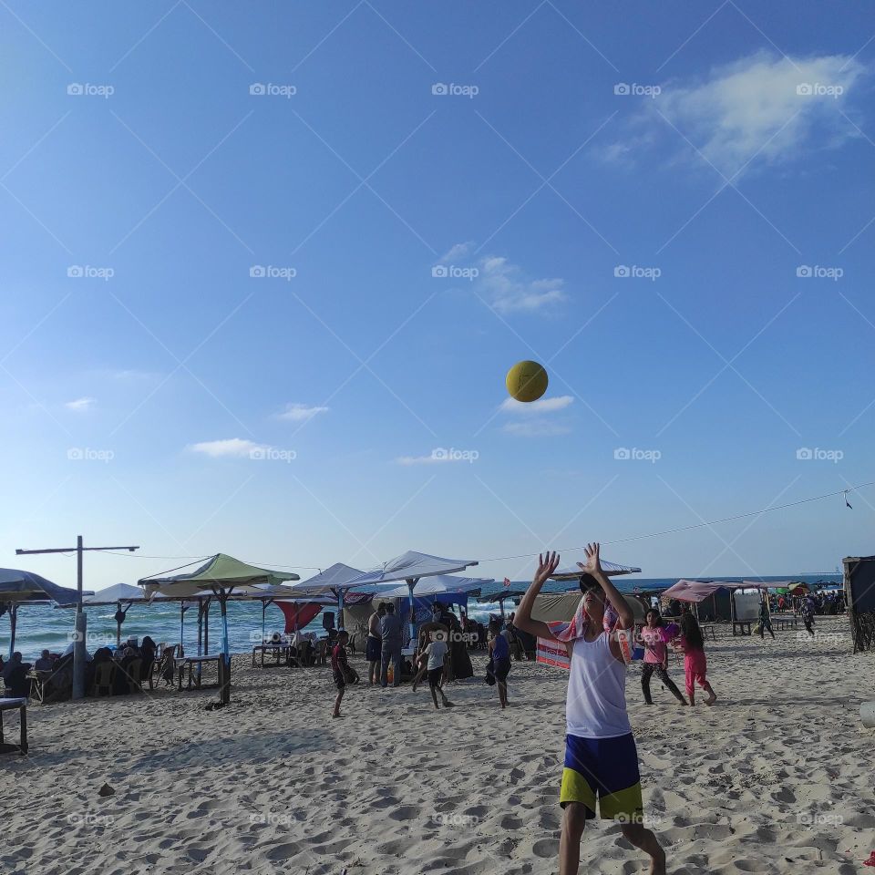 Great atmosphere on the beach