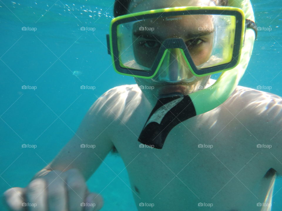 man snorkel. maui