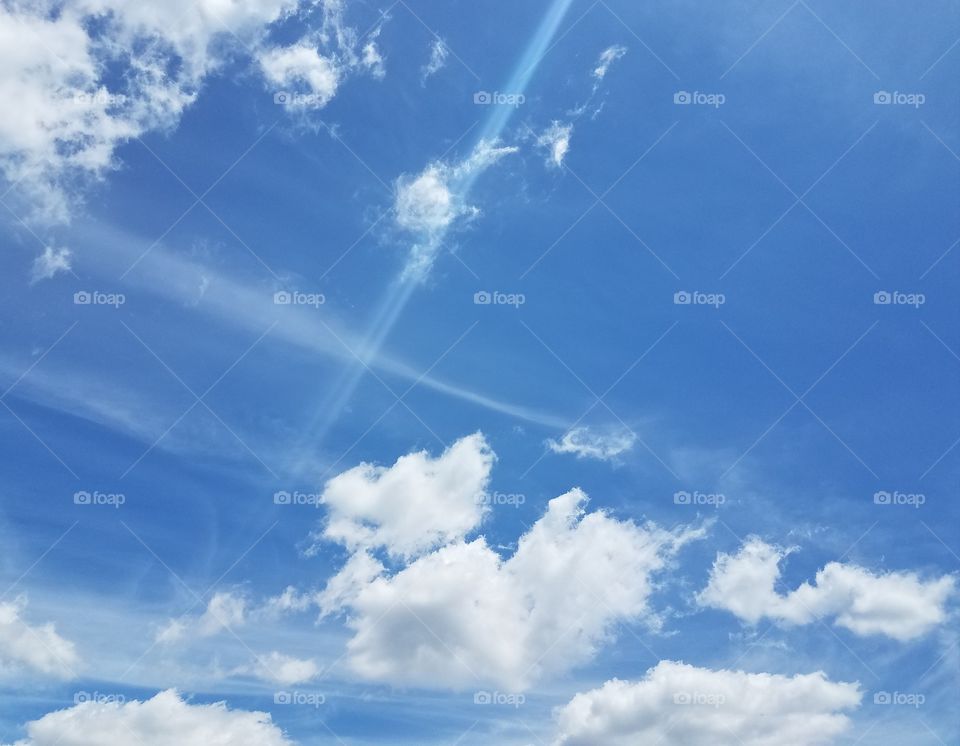 sky with clouds