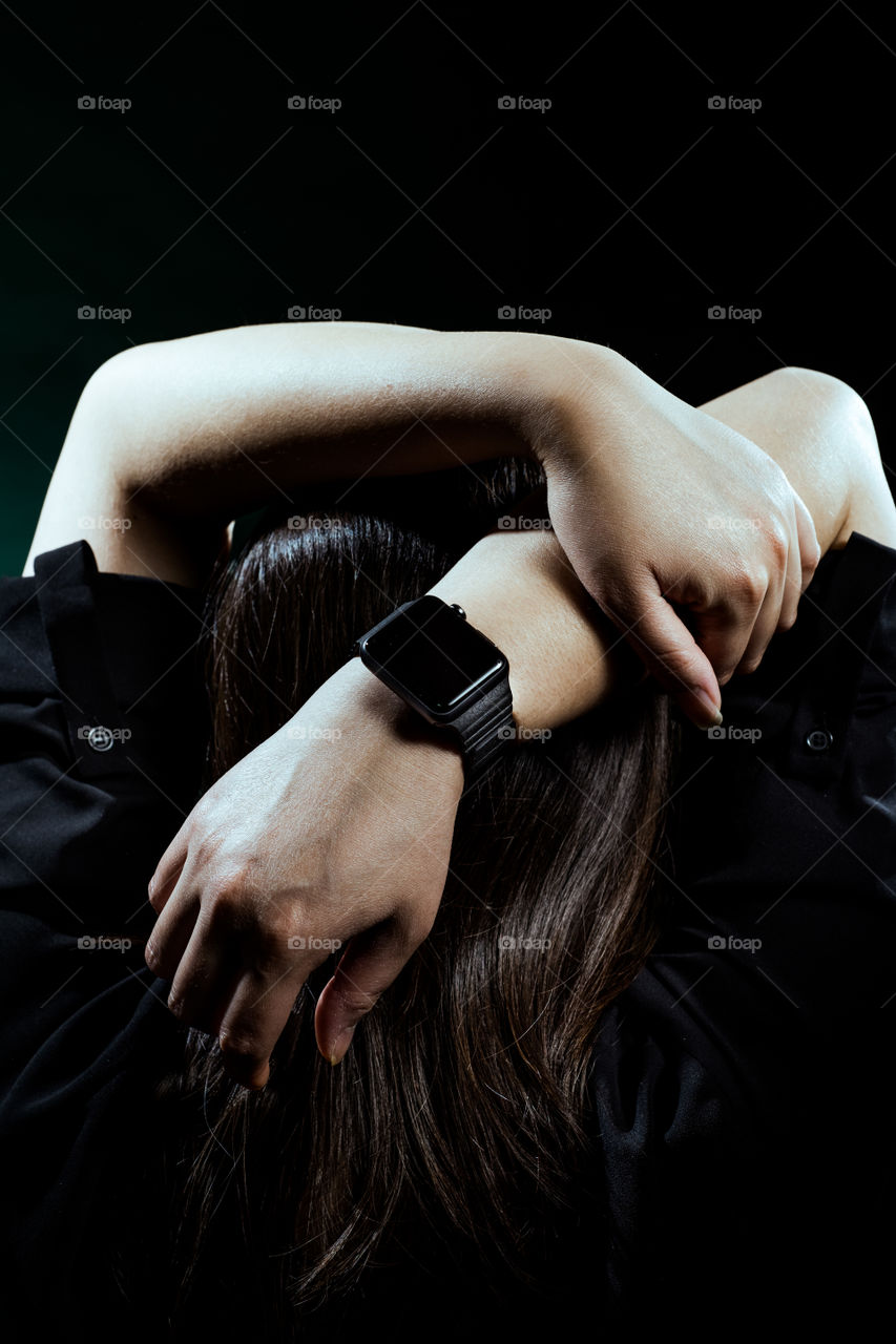 Apple Watch Sport space gray for her