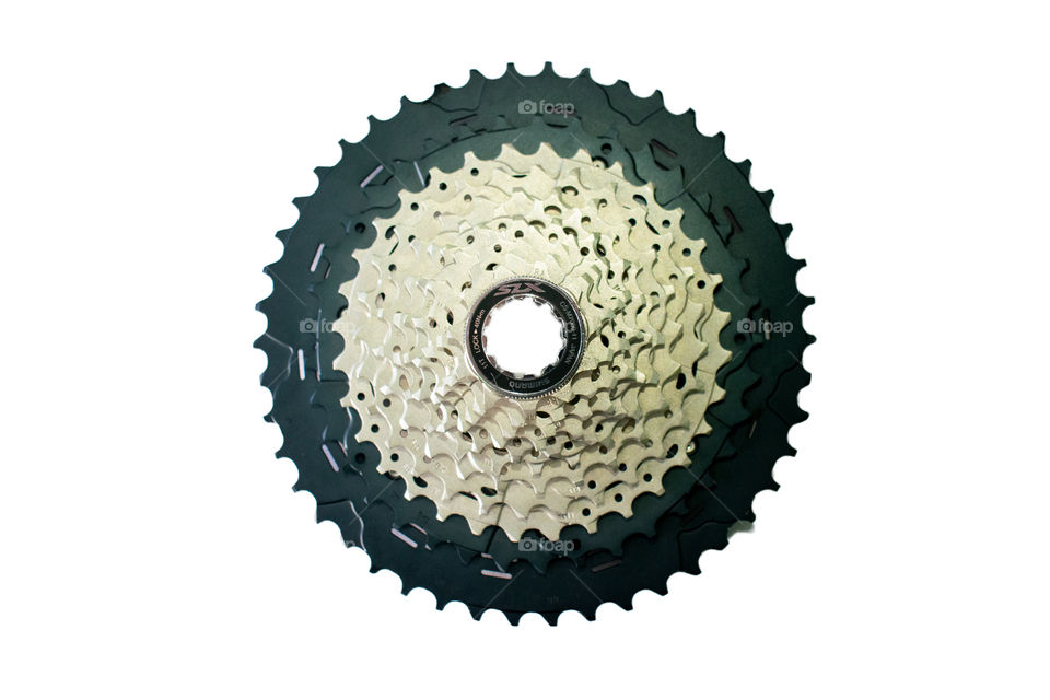 Circle from bicycle part