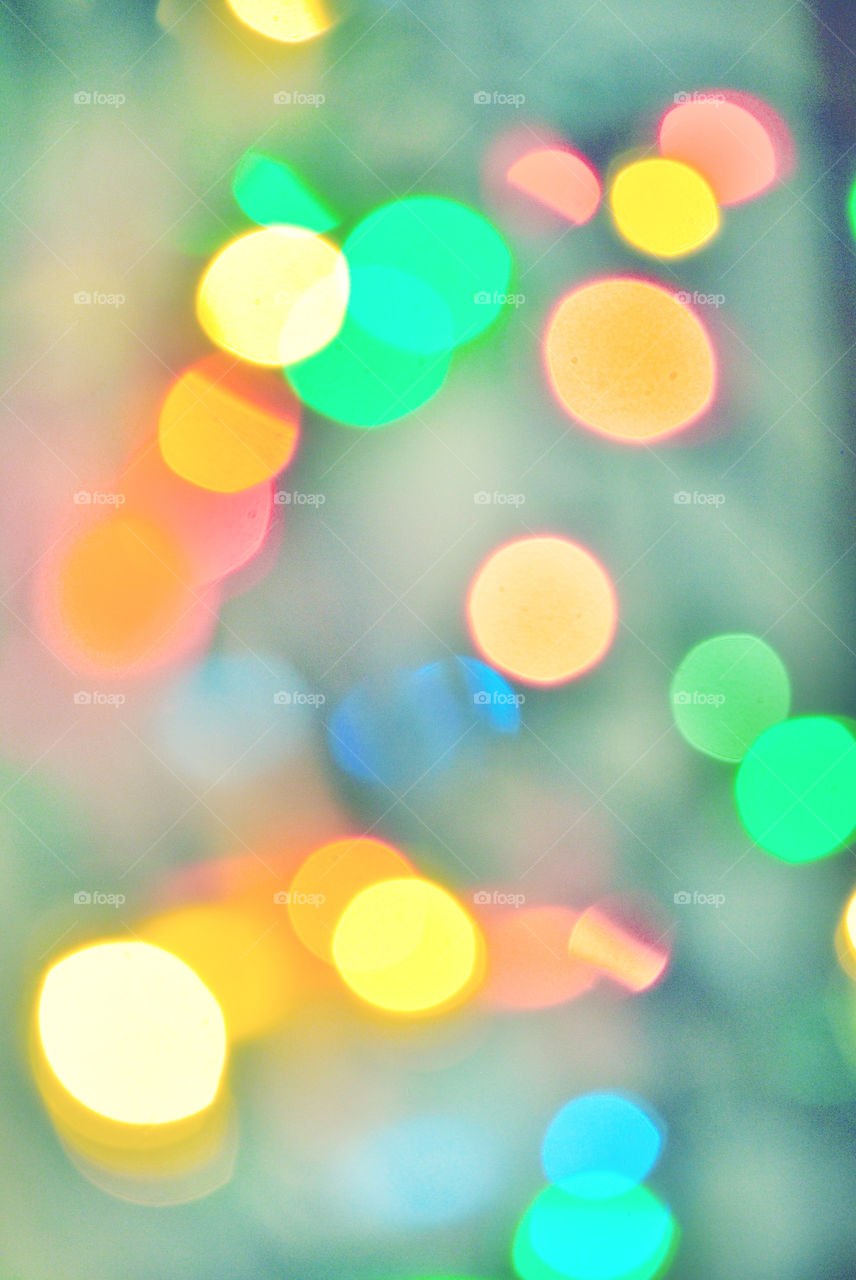 Bokeh lights, blurred lights, beautiful background