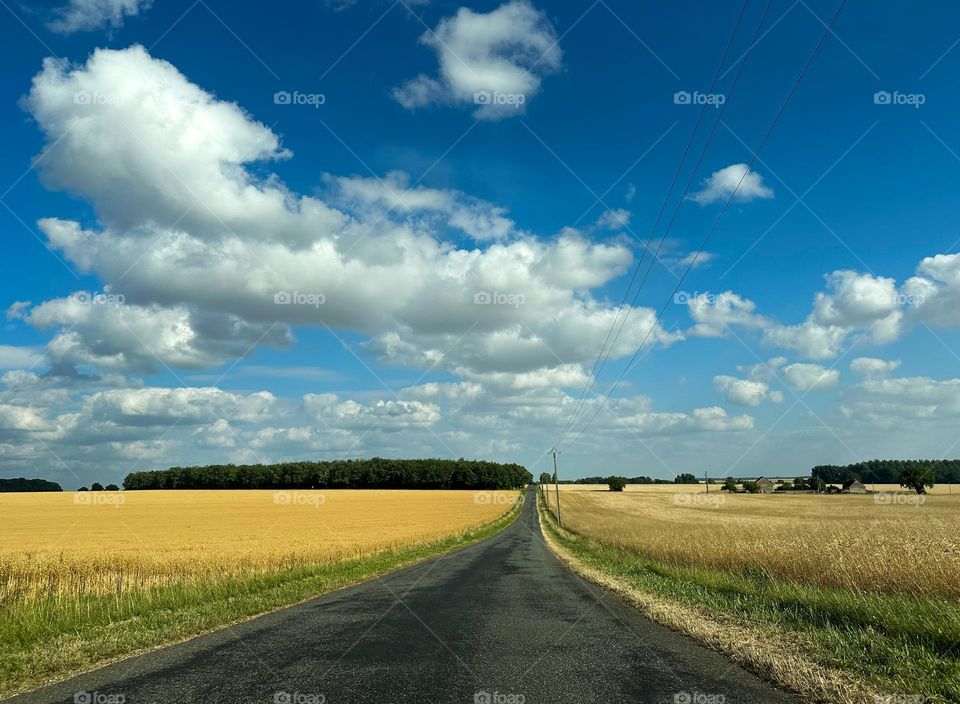 Road Trip in French Countryside.