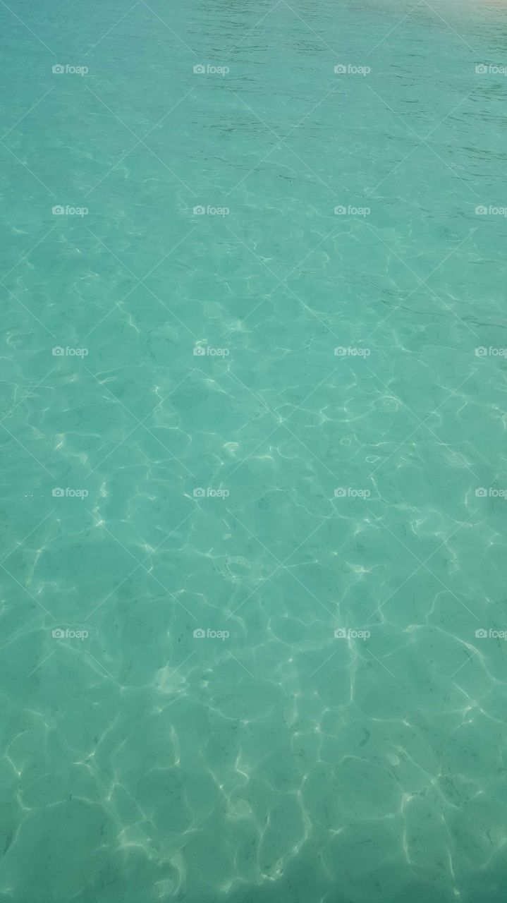 turquoise water