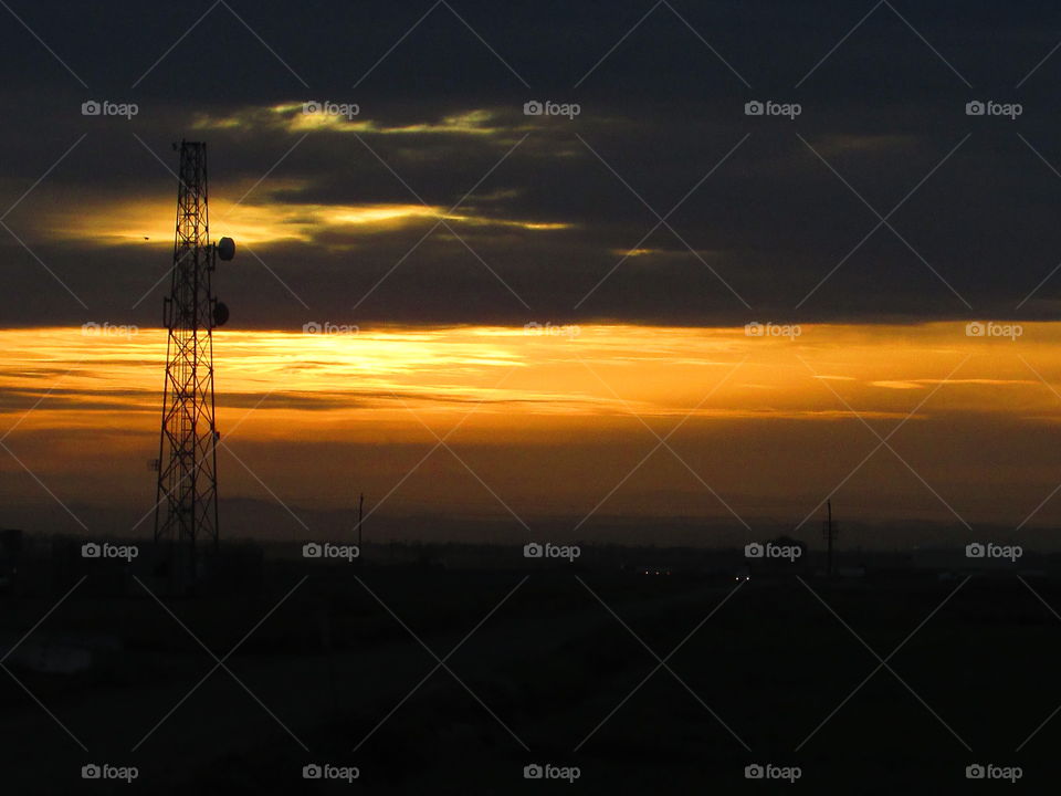 Sacramento International Airport sunrise