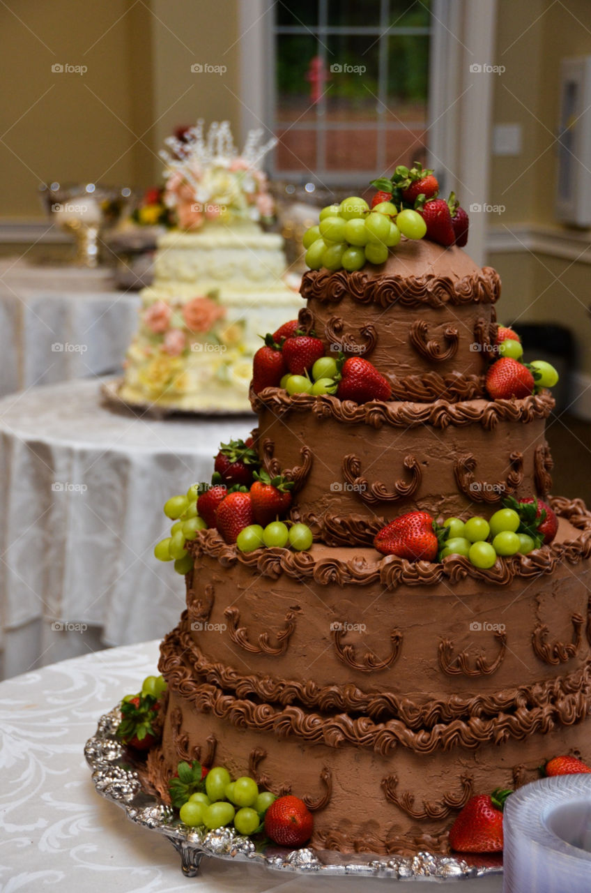 cake chocolate strawberries wedding by mengzishiliu