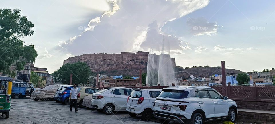 JODHPUR FORT !! CLOUD ☁️🌨️!! SKY !!