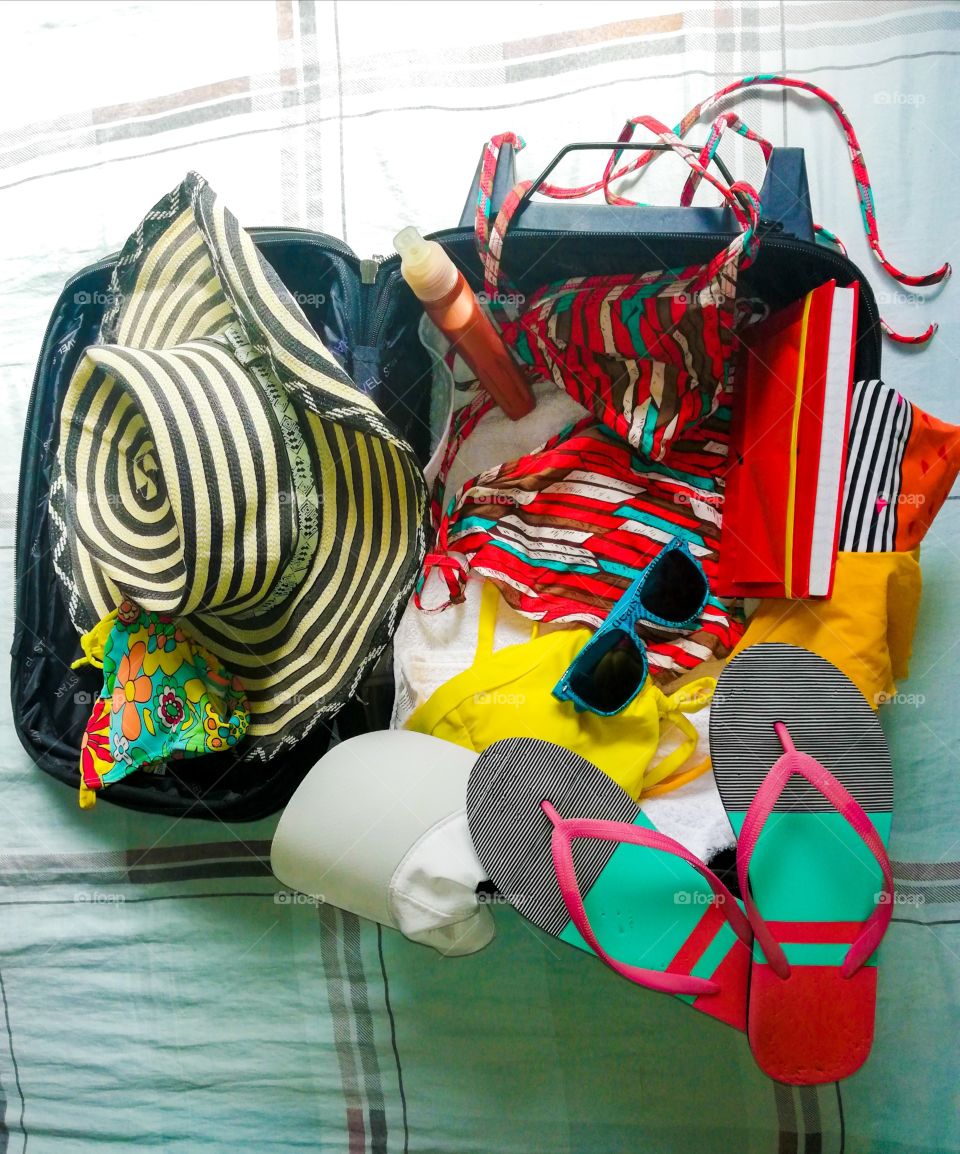 suitcase for holiday