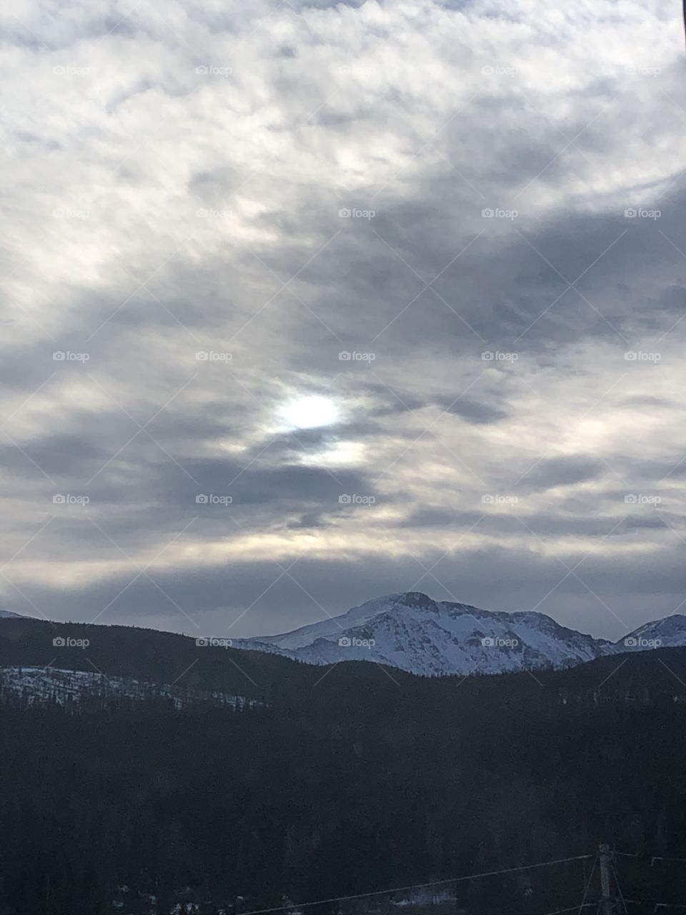 Cloudy mountain 