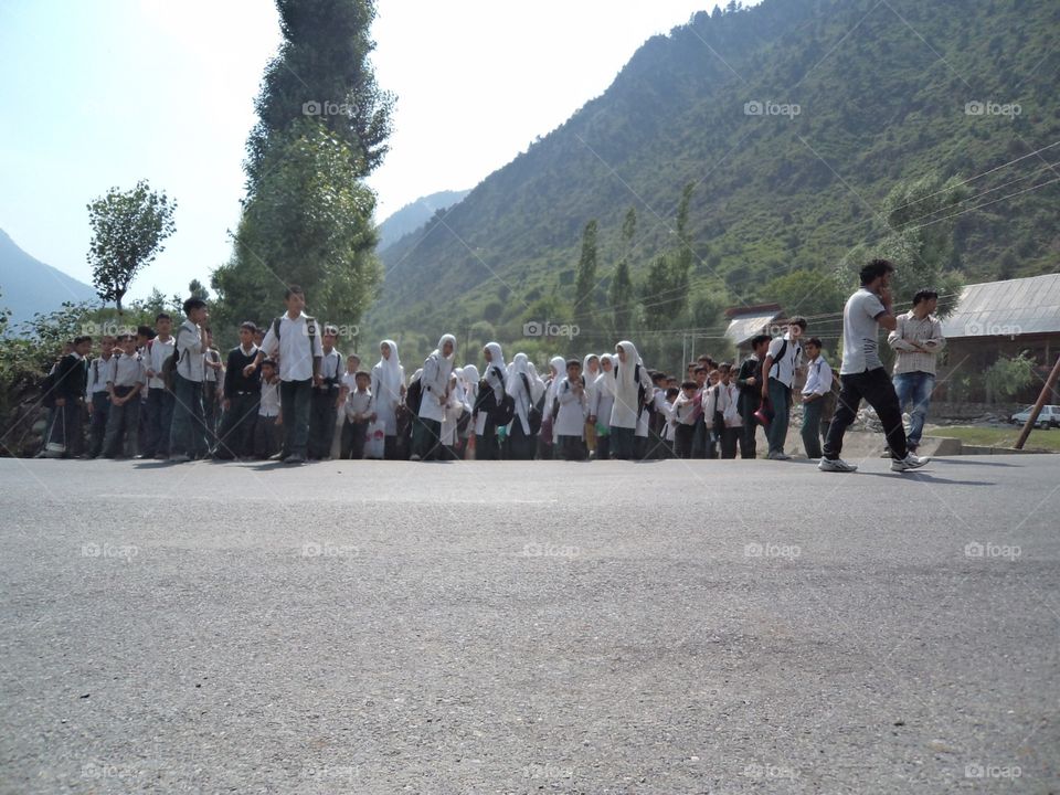 school children