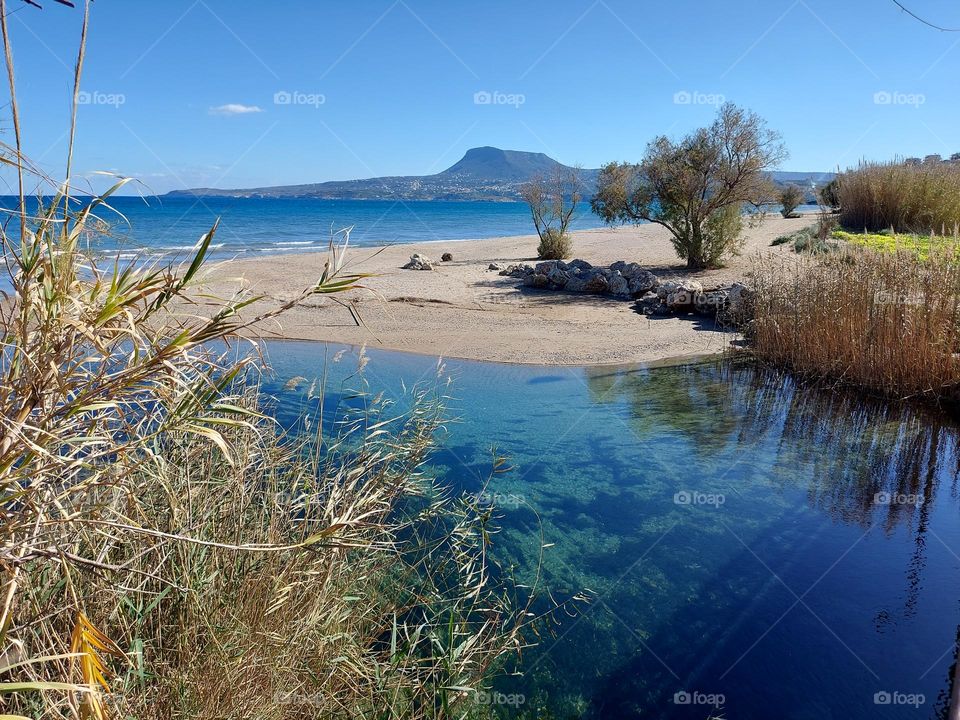 crete beach