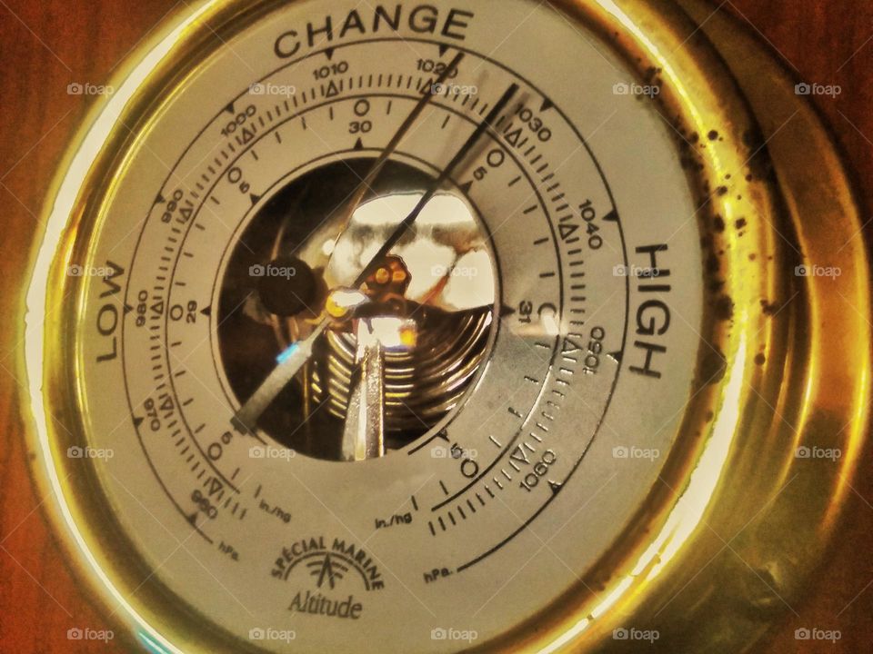 Brass Barometer