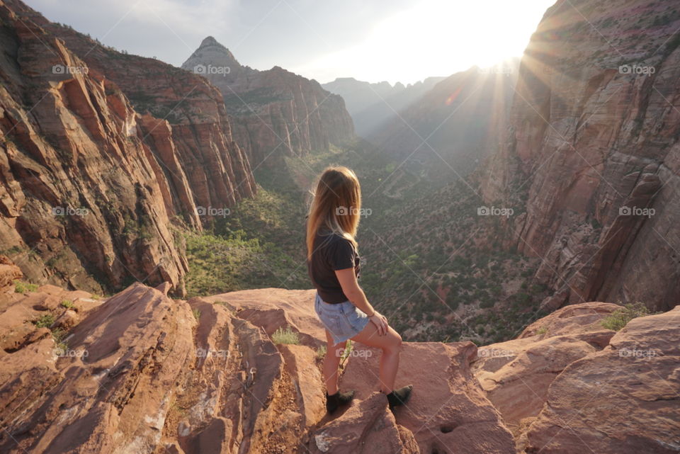 Just another day in Zion National Park. 