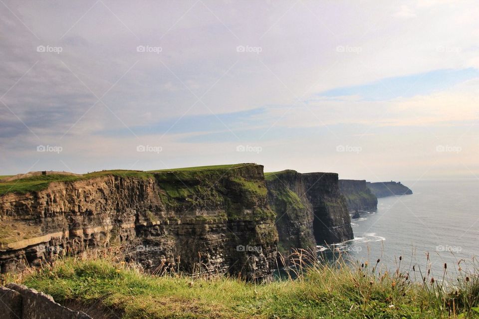 View of cliffs of Moher