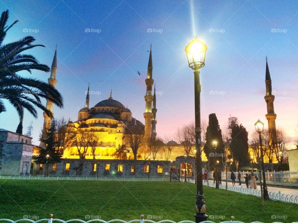Dusk at Blue Mosque