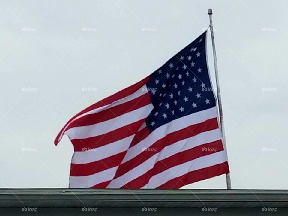 Red,  White and Blue