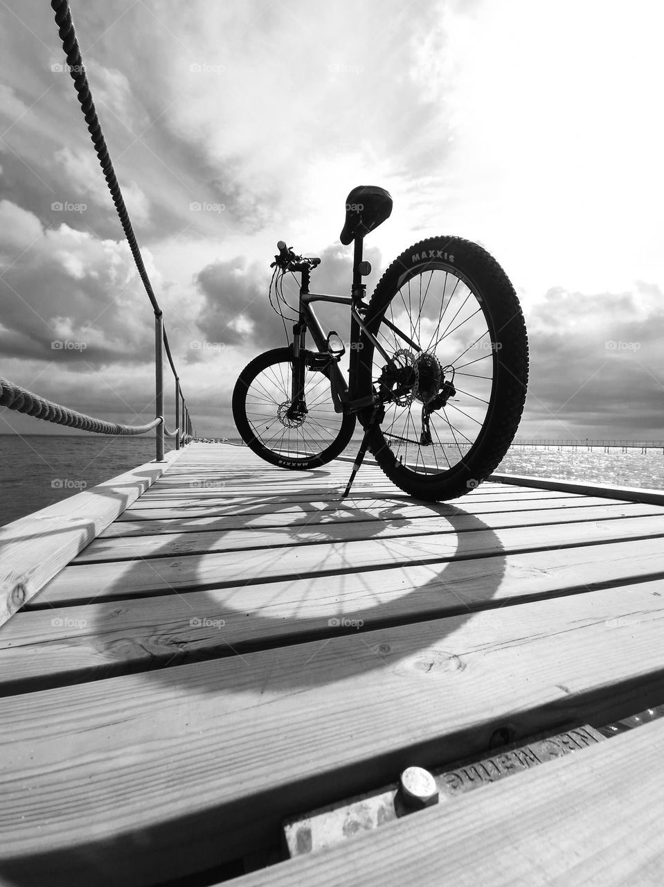 Bike on the pier