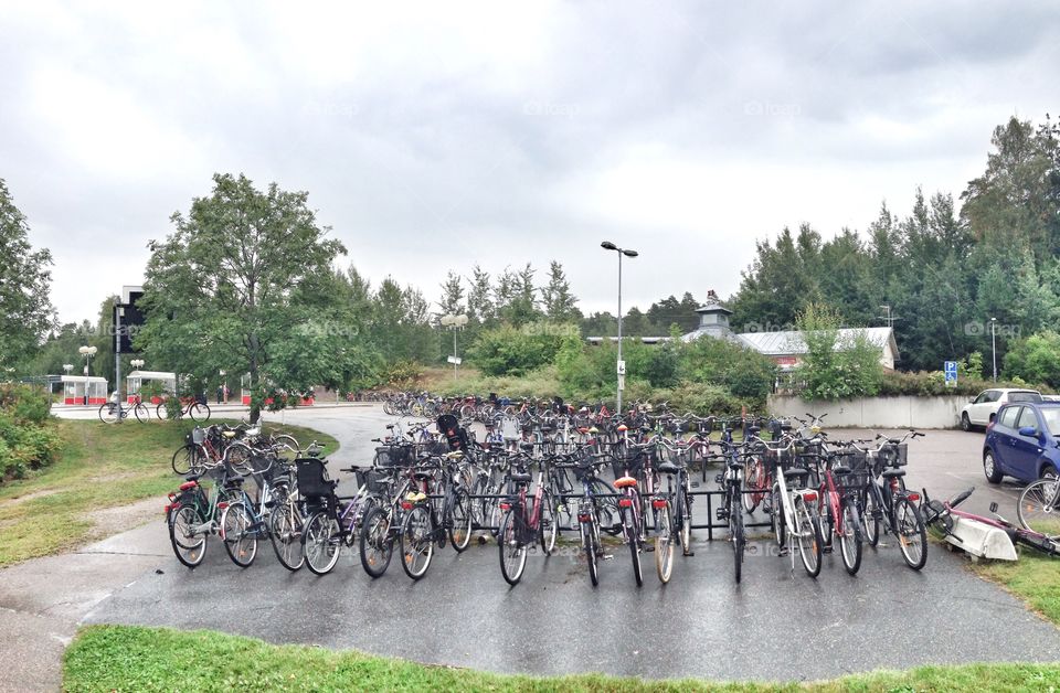 bicycle parking in bålsta