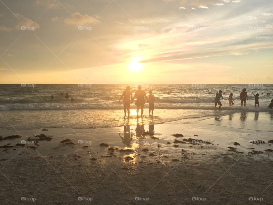 Beach, Water, Sunset, Sea, Ocean