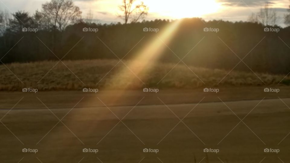 Dawn, Landscape, Fog, Sunset, No Person