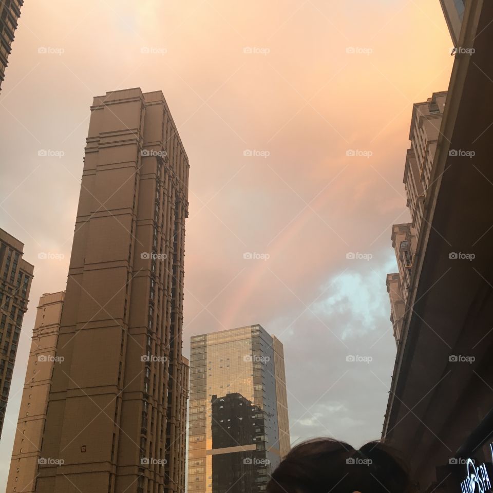 Rainbow over Zhengzhou