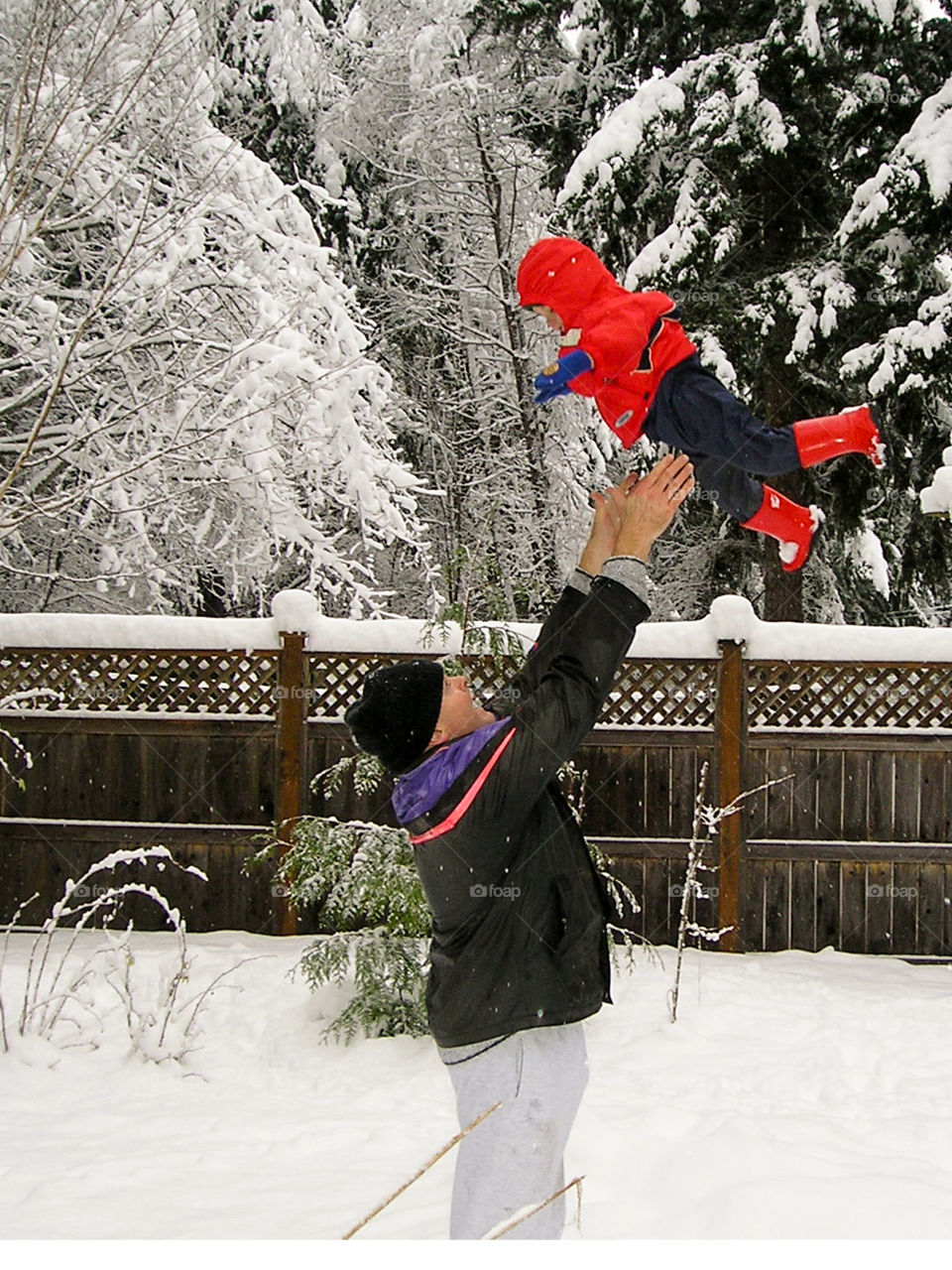 My daughter was squealing with delight as her dad tossed her high in the air. She wasn’t scared at all because she knew dad would safely catch her in his long, strong arms. 