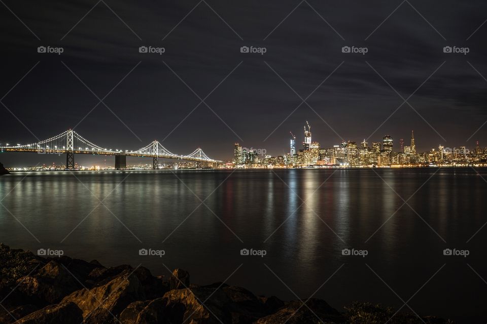The city of San Francisco from treasure island 