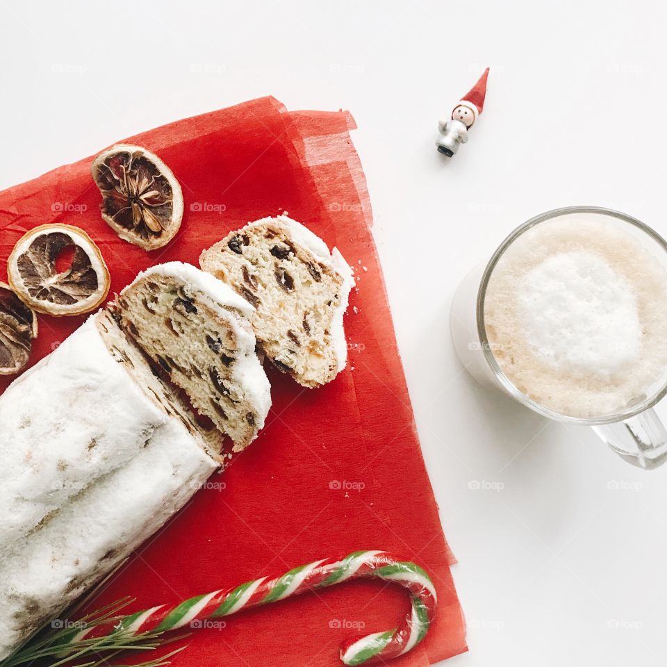 Prepping snacks for Santa 