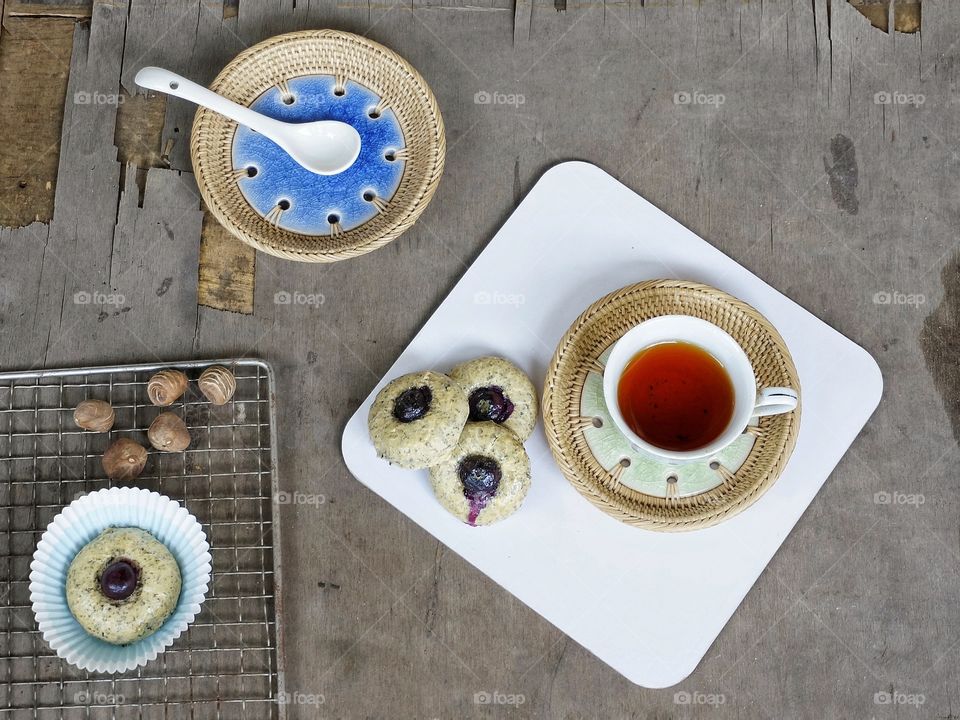 Scone with Black Tea