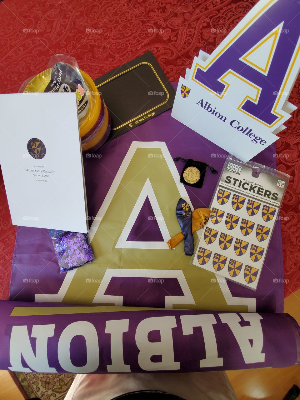 Albion College Grad package