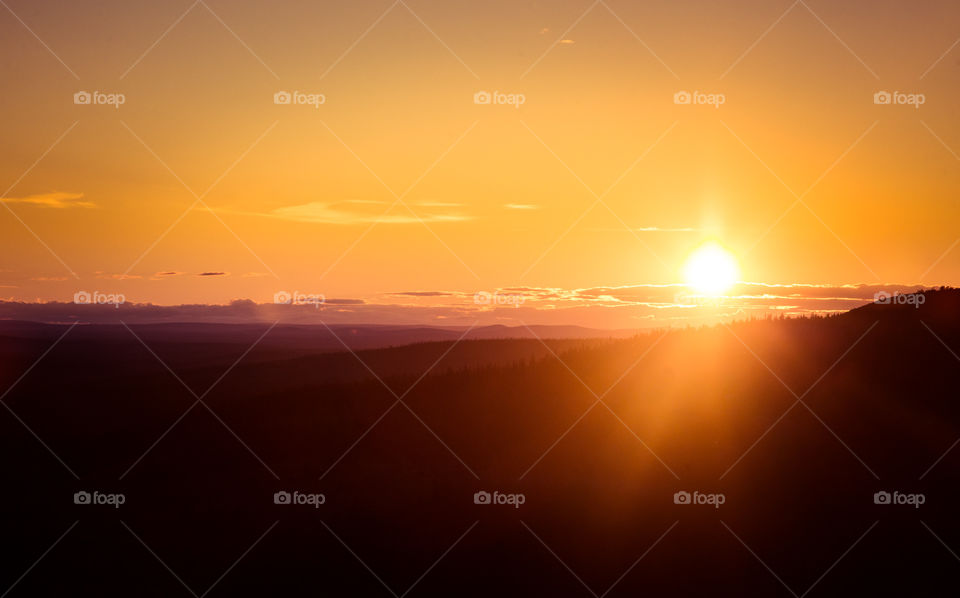 Sunset, Sun, Dawn, Evening, Landscape