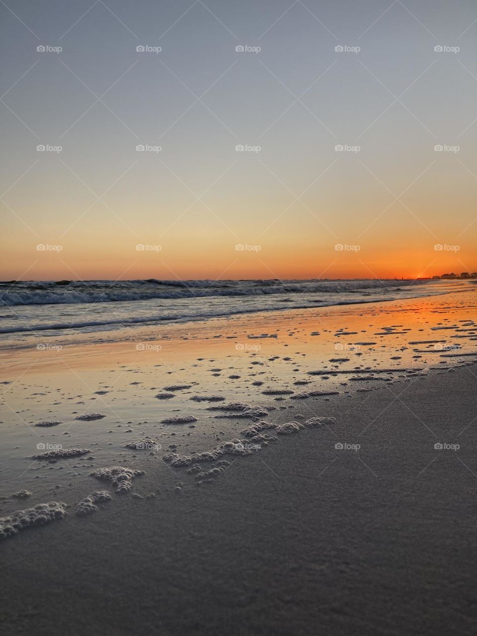 Bubbly Beach Sunset