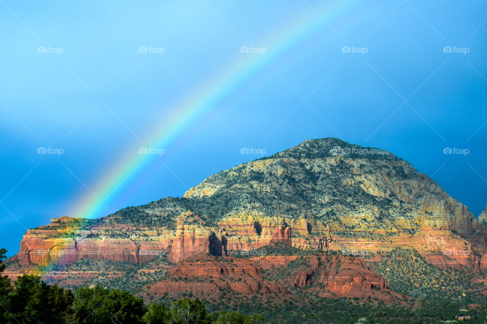 Landscape, No Person, Nature, Rainbow, Travel