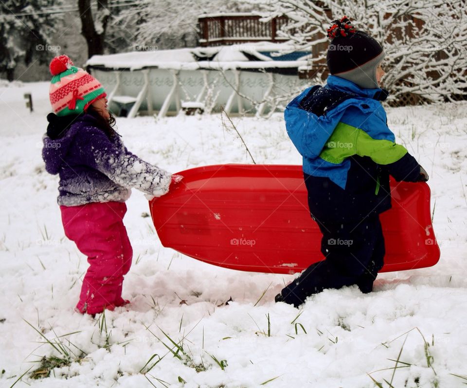 Sledding