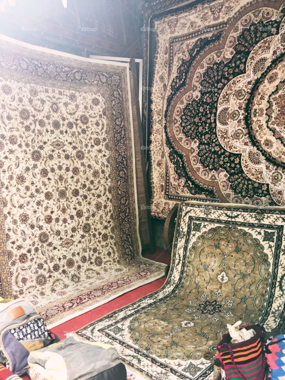 Turkish carpets.