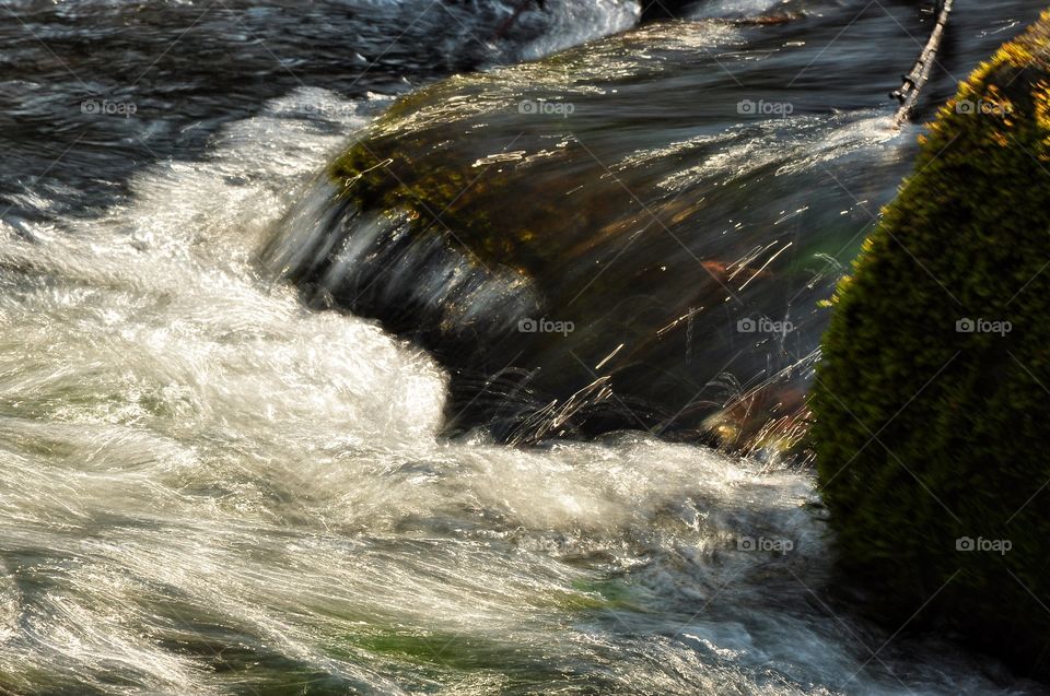 water in motion - waterfall