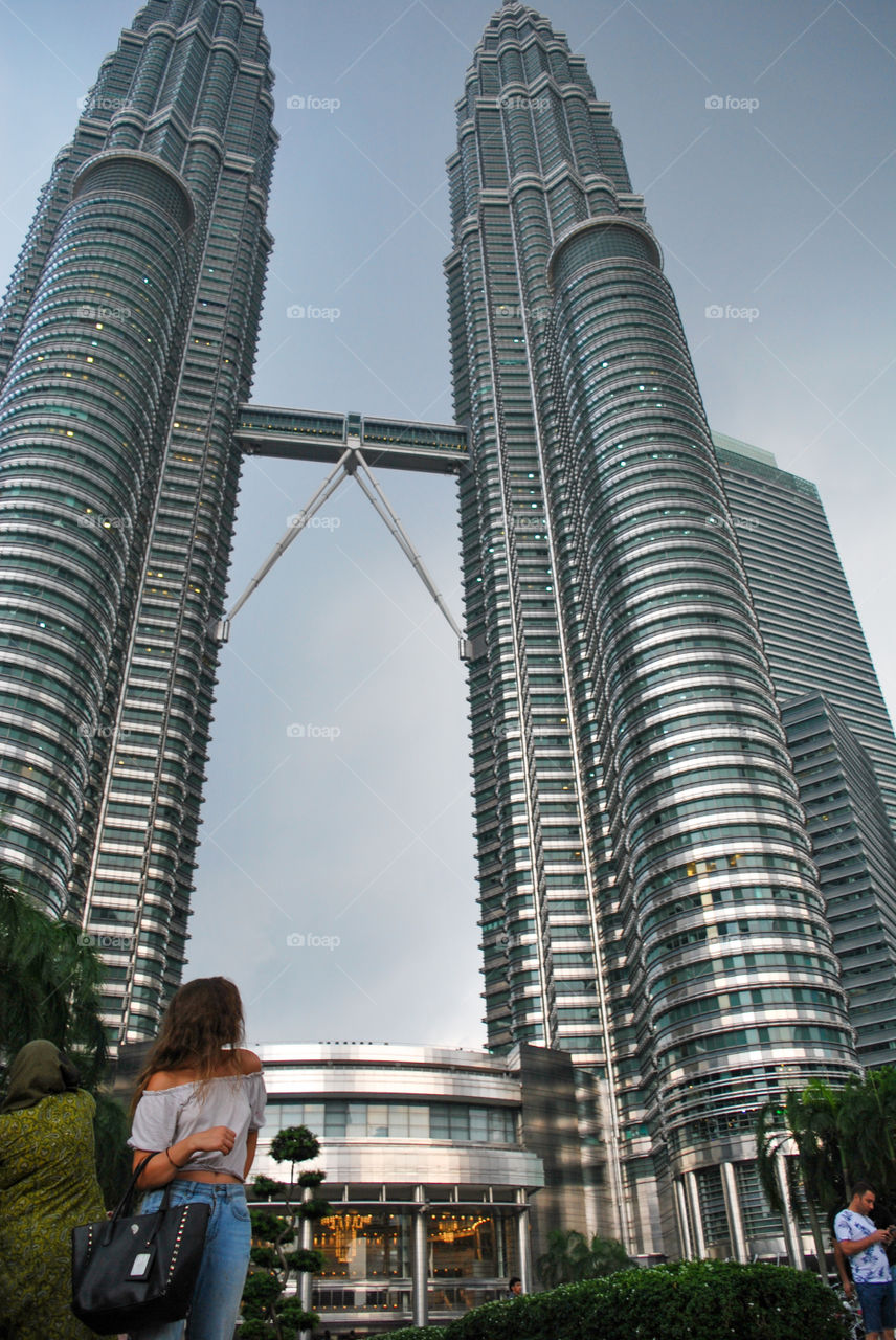 Petronas Towers, Kuala Lumpur in Malaysia