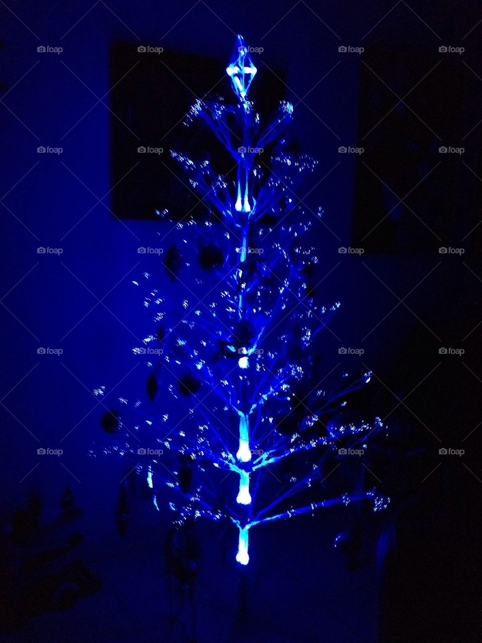 Xmas tree in the night