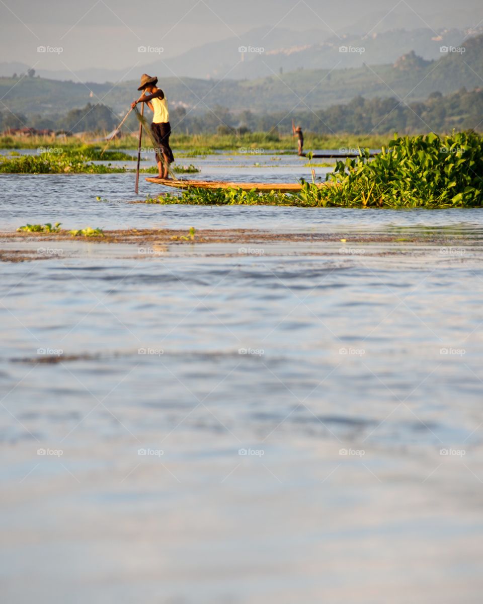 Fisherman, inle lake