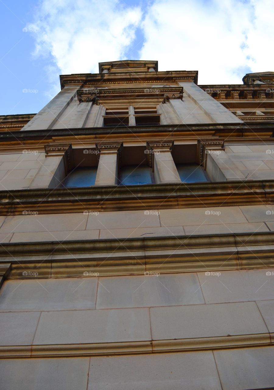 looking up. English architecture