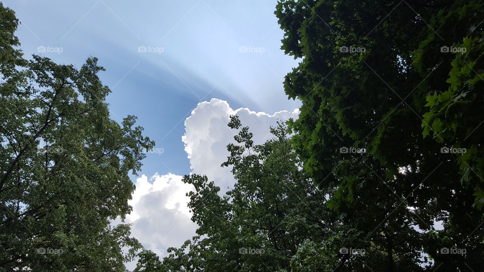 Smiley, fruit smiley, sky,