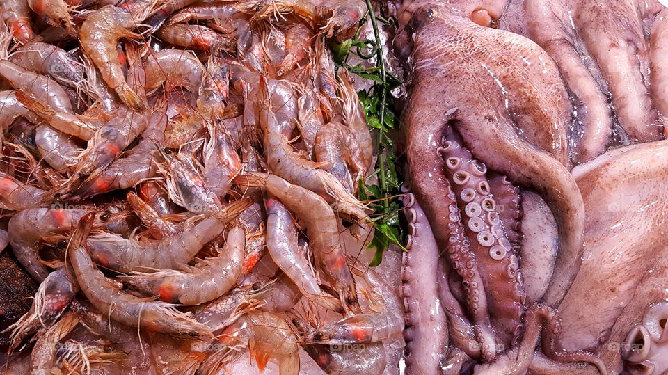 Fish for sale at market