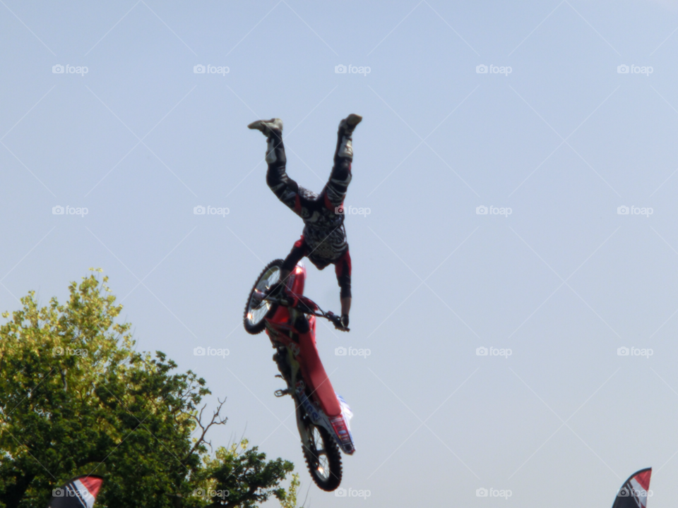 flying motorbike stunt freestyle by sanjag