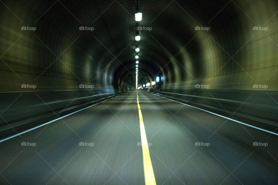 Norway underground tunnel
