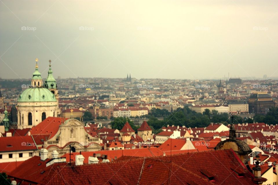 Prague from above