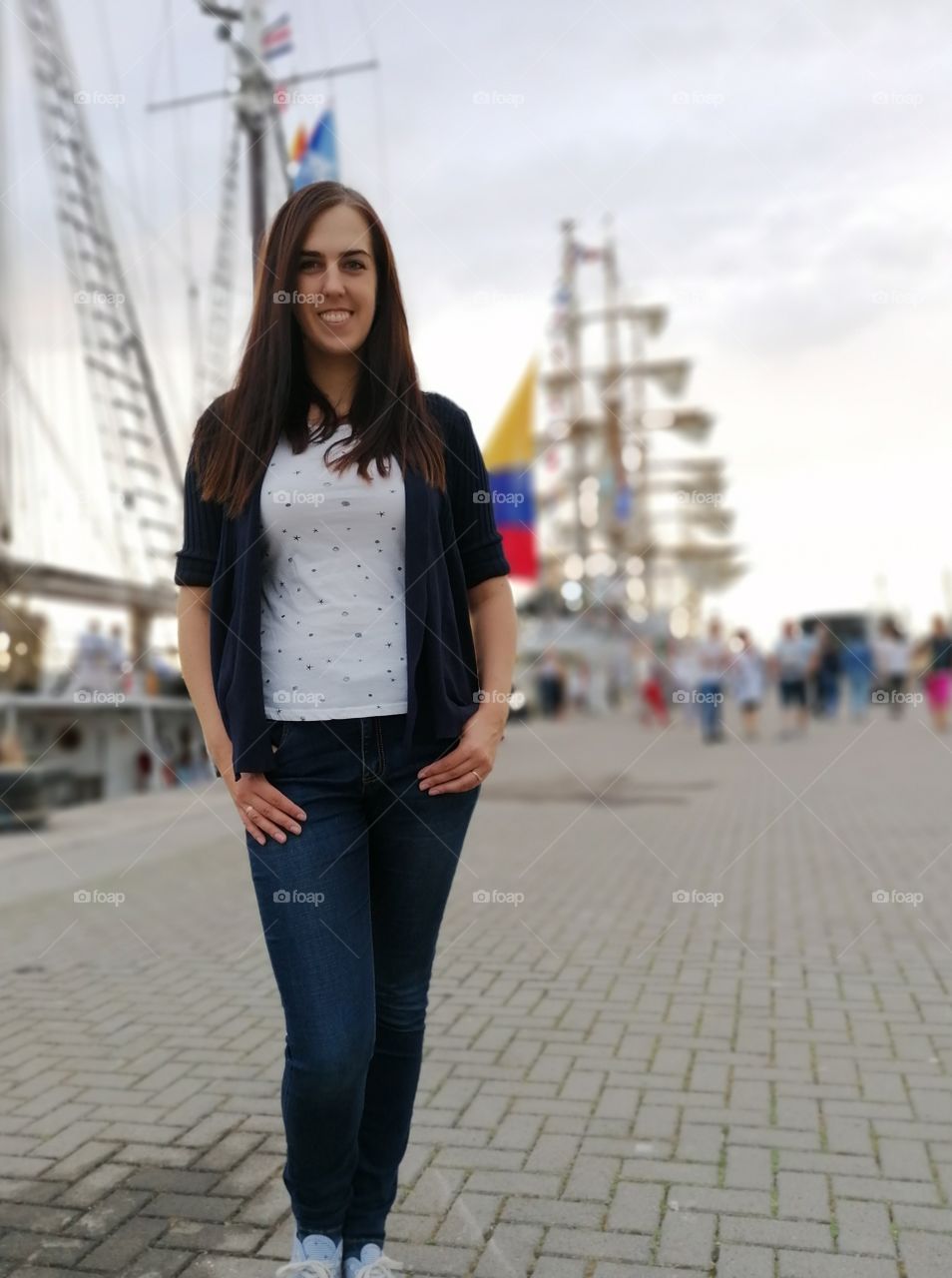 Girl at the Sea Festival