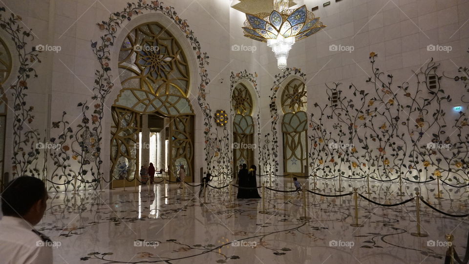 Inside mosque